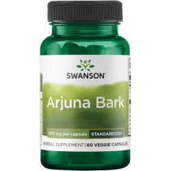Swanson Arjuna Bark 500mg Capsules 60