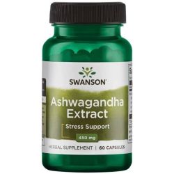 Swanson Ashwagandha Extract 450mg Capsules 60