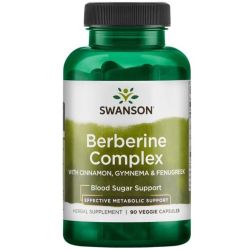 Swanson Berberine Complex with Cinnamon Gymnema & Fenugreek 90