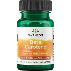 Swanson Beta-Carotene (Vitamin A) 10000iu Softgels 250