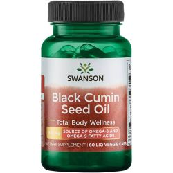 Swanson Black Cumin Seed Oil 500mg Capsules 60
