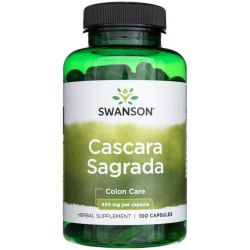 Swanson Cascara Sagrada 450mg Capsules 100