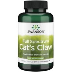 Swanson Cat's Claw 500mg Capsules 100