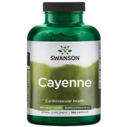 Swanson Cayenne 450mg Capsules 300