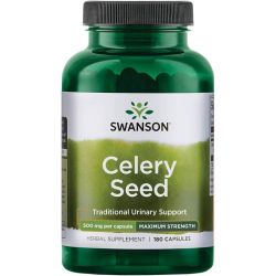 Swanson Celery Seed 500mg Capsules 180