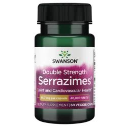Swanson Double Strength Serrazimes 40 000 Units Capsules 60