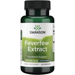 Swanson Feverfew Extract 500mg Capsules 60