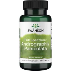 Swanson Full Spectrum Andrographis Paniculata 400mg Capsules 60