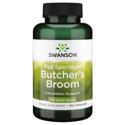 Swanson Full Spectrum Butcher's Broom 470mg Capsules 100