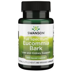 Swanson Full Spectrum Eucommia Bark 400mg Capsules 60