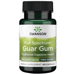 Swanson Full Spectrum Guar Gum 400mg Capsules 60
