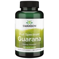 Swanson Full Spectrum Guarana 500mg Capsules 100