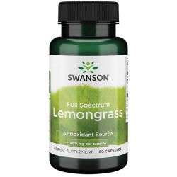 Swanson Full Spectrum Lemongrass 400mg Capsules 60