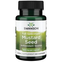Swanson Full Spectrum Mustard Seed 400mg Capsules 60