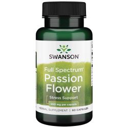 Swanson Full Spectrum Passion Flower 500mg Capsules 60
