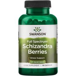 Swanson Full Spectrum Schizandra Berries 525mg Capsules 90