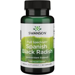 Swanson Full Spectrum Spanish Black Radish 500mg Capsules 60