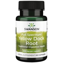 Swanson Full Spectrum Yellow Dock Root 400mg Capsules 60