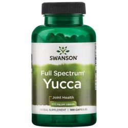 Swanson Full Spectrum Yucca 500mg Capsules 100