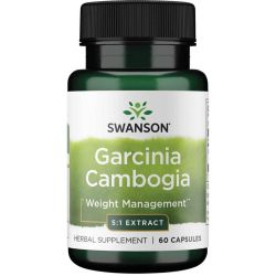 Swanson Garcinia Cambogia 5:1 Extract 80mg Capsules 60