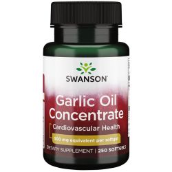 Swanson Garlic Oil Concentrate 500mg Softgels 250