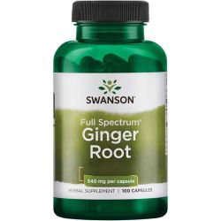 Swanson Ginger Root 540mg Capsules 100