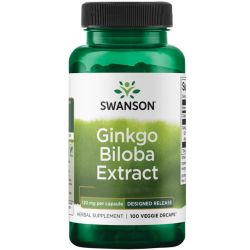 Swanson Ginkgo Biloba Extract 120mg Capsules 100