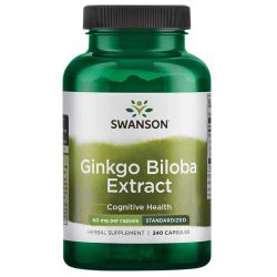 Swanson Ginkgo Biloba Extract 60mg Capsules 240