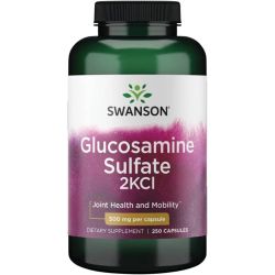 Swanson Glucosamine Sulfate 2KCl 500mg Capsules 250