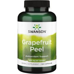 Swanson Grapefruit Peel 600mg Capsules 120