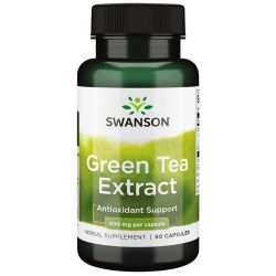 Swanson Green Tea Extract 500mg Capsules 60