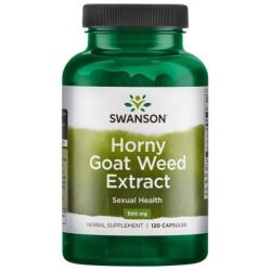 Swanson Horny Goat Weed Extract 500mg Capsules 120