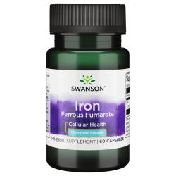 Swanson Iron (Ferrous Fumarate) 18mg Capsules 60