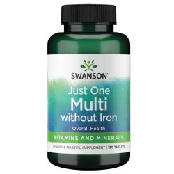 Swanson Just One Complete Multi without Iron Tablets 130