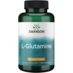 Swanson L-Glutamine 500mg Capsules 100