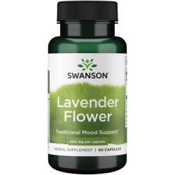 Swanson Lavender Flower 400mg Capsules 60