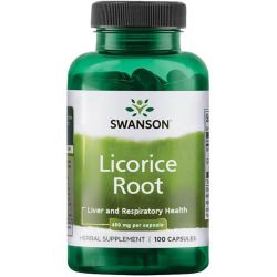 Swanson Licorice Root 450mg Capsules 100