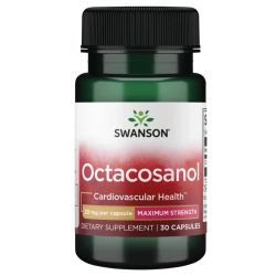 Swanson Octacosanol Maximum-Strength 20mg Capsules 30