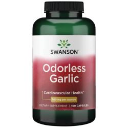 Swanson Odorless Garlic 500mg Capsules 100