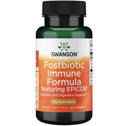 Swanson Postbiotic Immune Formula featuring EPICOR Caps 60