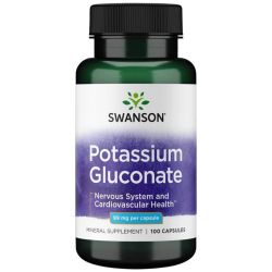 Swanson Potassium Gluconate 99mg Capsules 100