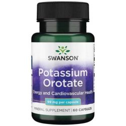 Swanson Potassium Orotate 99mg Capsules 60