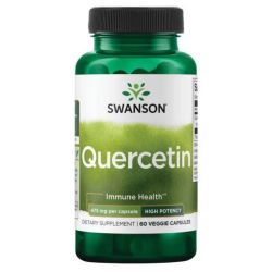 Swanson Quercetin 475mg High Potency Capsules 60