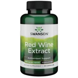 Swanson Red Wine Extract 500mg Capsules 90