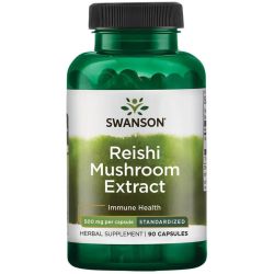 Swanson Reishi Mushroom Extract 500mg Capsules 90
