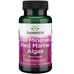 Swanson Sea Minerals: Red Marine Algae Capsules 60