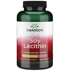 Swanson Soy Lecithin 1200mg Softgels 90
