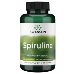 Swanson Spirulina 500mg Tablets 180