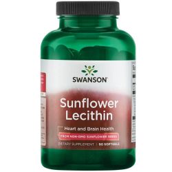 Swanson Sunflower Lecithin Softgels 90