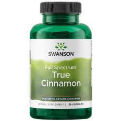 Swanson True Cinnamon Full Spectrum Capsules 120